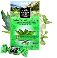 Льодяники трав'яні "20 альпійських трав, евкаліпт і ментол" - Swiss Energy 20 Alpine Herbs Eucalyptus & Menthol — фото N2