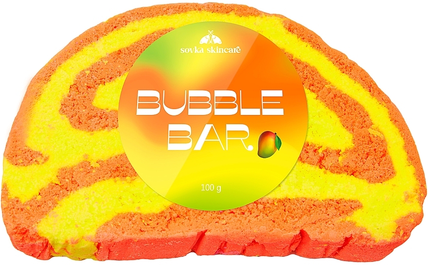 Твердая пена для ванны - Sovka Skincare Bubble Bar Alfonso Mango — фото N1