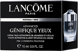 Вдосконалений крем-активатор молодості з ефектом сяйва для догляду за шкірою навколо очей - Lancome Advanced Genifique — фото N4
