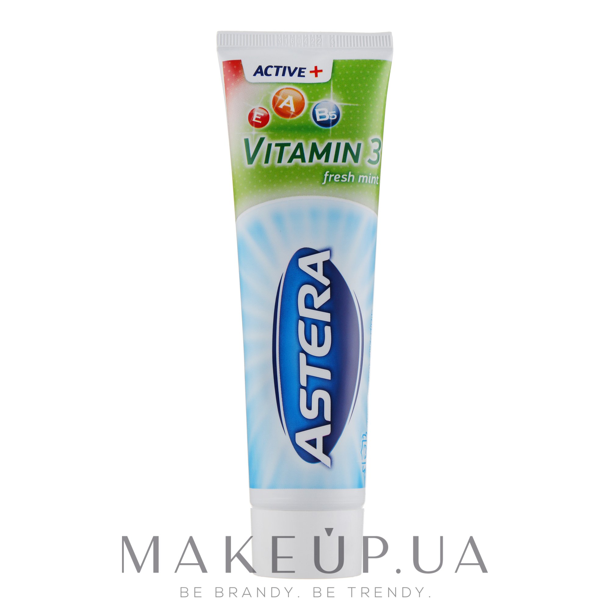 Зубная паста с витаминами - Astera Active+ Vitamin 3 Fresh Mint — фото 100ml