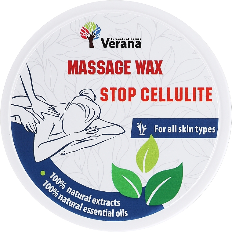 Воск для массажа "Стоп целлюлит" - Verana Massage Wax Stop Cellulite — фото N1