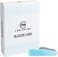 Набір силиконових бігуді, 1 розмір (XM), 5 пар, блакитні, ліфтинг-ефект - My Lamination Silicone Lash — фото N1