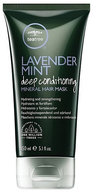 Увлажняющая и укрепляющая маска "Лаванда и мята" - Paul Mitchell Tea Tree Lavender Mint Deep Conditioning Mineral Hair Mask — фото N1