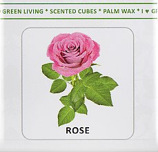 Аромакубики "Роза" - Scented Cubes Rose Candle — фото N2
