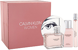 Парфумерія, косметика Calvin Klein Women - Набір (edp/100ml + b/lot/100ml + edp/10ml)