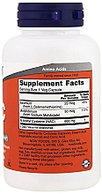 Пищевая добавка "N-Ацетилцистеин", 600 мг - Now Foods NAC Veg Capsules — фото N2