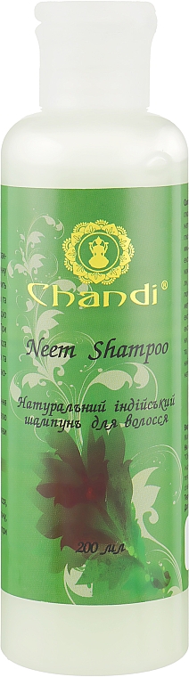 Натуральный индийский шампунь "Ним" - Chandi Neem Shampoo — фото N1