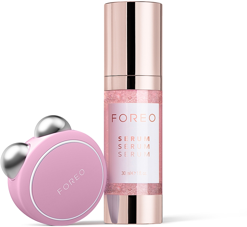Пристрій для масажу і зміцнення шкіри обличчя - Foreo Bear Mini Pearl Pink — фото N3