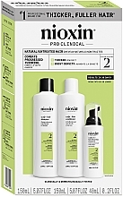 Парфумерія, косметика Набір - Nioxin Pro Clinical System 2 Set (sh/150ml + cond/150ml + ser/40ml)