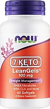 Парфумерія, косметика Харчова добавка "7-Кето", 100 мг, капсули - Now Foods 7-Keto LeanGels