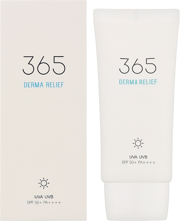 Солнцезащитный крем для лица - Round Lab 365 Derma Relief Sunscreen SPF50+/PA+++ — фото N2