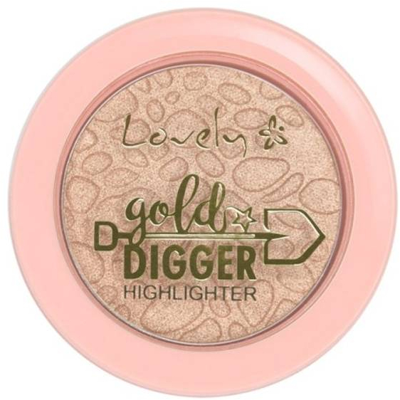 Хайлайтер для обличчя - Lovely Gold Digger Highlighter — фото N1