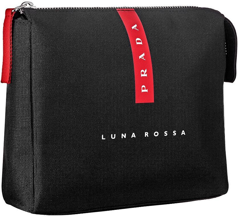 ПОДАРУНОК! Косметичка, чорна - Prada Luna Rossa Small Pouch Spring 2021 — фото N1
