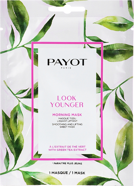 Підтягувальна маска для обличчя - Payot Look Younger Morning Mask Smoothing and Lifting Sheet Mask