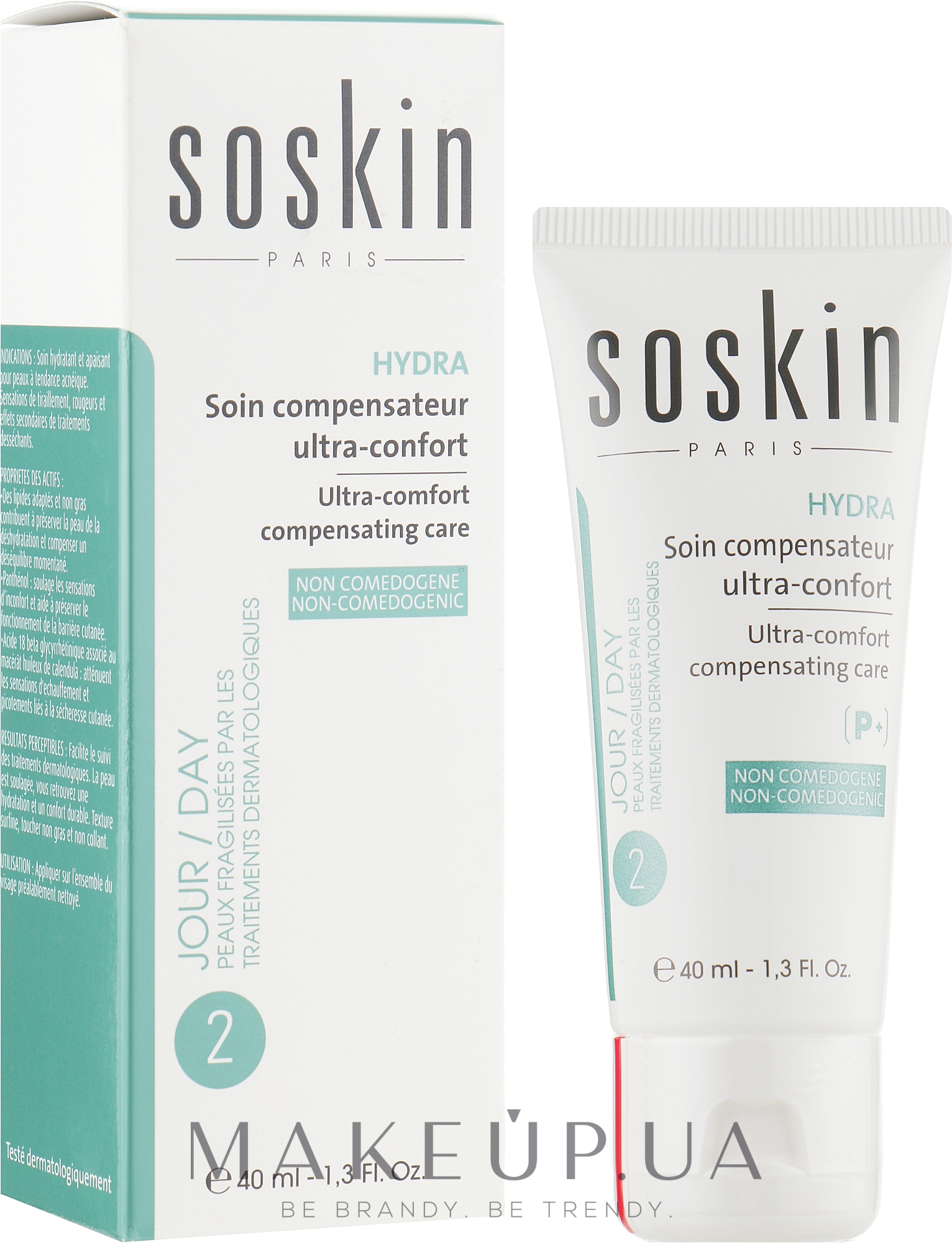 Ультраувлажняющий крем для проблемной кожи лица - Soskin Hydra Ultra-Comfort Compensating Care — фото 40ml