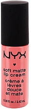 Духи, Парфюмерия, косметика Жидкая помада для губ - NYX Professional Makeup Soft Matte Lip Cream Mini