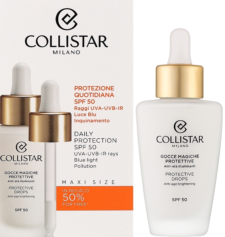 УЦЕНКА Защитная сыворотка для лица - Collistar Protective Drops SPF 50 * — фото N2