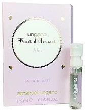 Духи, Парфюмерия, косметика Ungaro Fruit d'Amour Lilac - Туалетная вода (пробник)