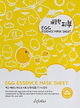 Парфумерія, косметика Тканинна маска з яйцем - Esfolio Pure Skin Egg Essence Mask Sheet