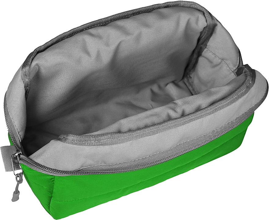 Косметичка стеганая, зелёная "Classy" - MAKEUP Cosmetic Bag Green — фото N2