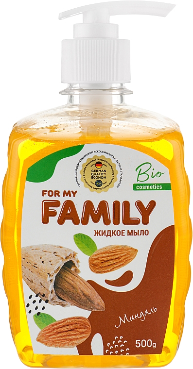 Жидкое мыло для рук и тела "Миндаль" - Family  — фото N1