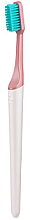 Парфумерія, косметика Зубна щітка зі змінним наконечником, м'яка, рожева - TIO Toothbrush Soft