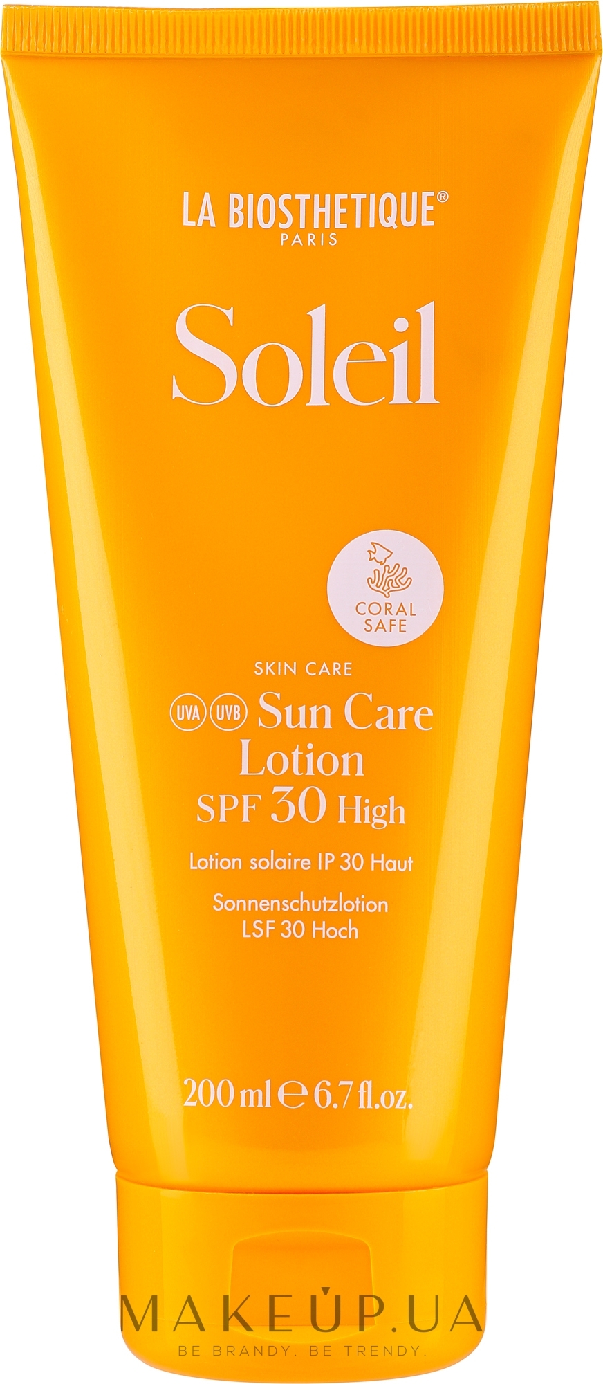 Солнцезащитный лосьон для тела - La Biosthetique Soleil Sun Care Lotiion SPF 30 — фото 200ml