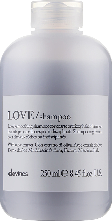 Розгладжуючий завиток шампунь - Davines Love Lovely Smoothing Shampoo — фото N3