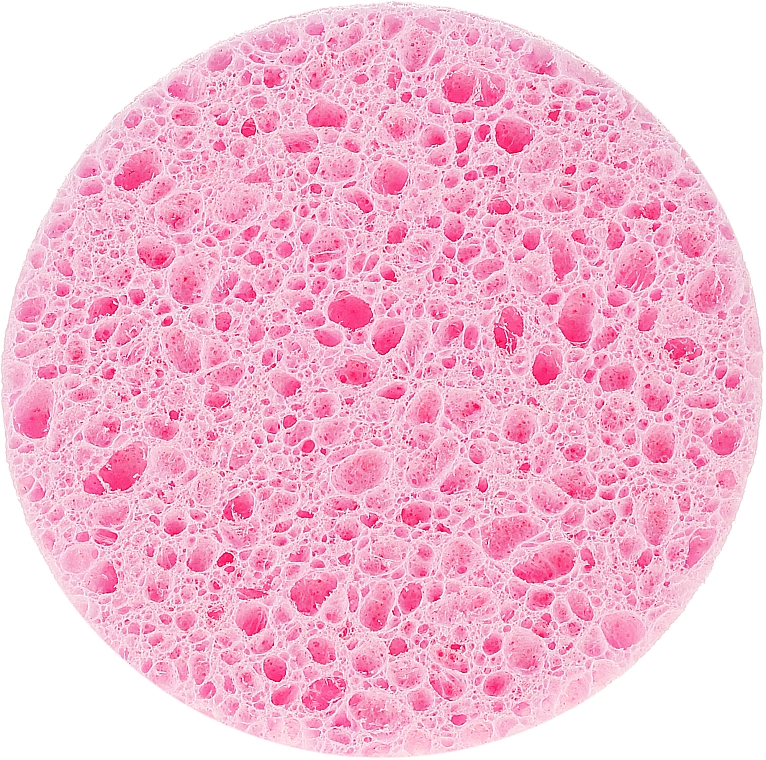 Спонж для снятия макияжа, 9084, розовый - Donegal Cellulose Make-up Sponge — фото N1