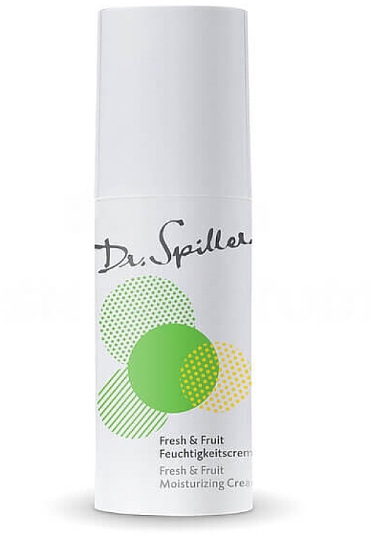 Легкий зволожувальний крем з дозатором - Dr. Spiller Fresh & Fruit Moisturizing Cream — фото N1