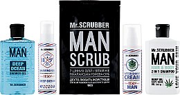 Духи, Парфюмерия, косметика Набор для мужчин - Mr.Scrubber Beauty Box For Man (scr/100g + sh/gel/265ml + shm/265ml + gel/100ml + ash/cr/120ml)