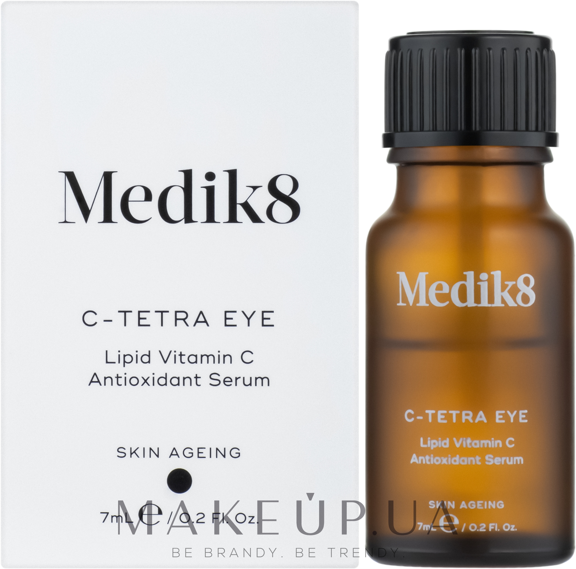 Дневная сыворотка вокруг глаз с витамином С - Medik8 C-Tetra Eye Lipid Vitamin C Antioxidant Serum — фото 7ml