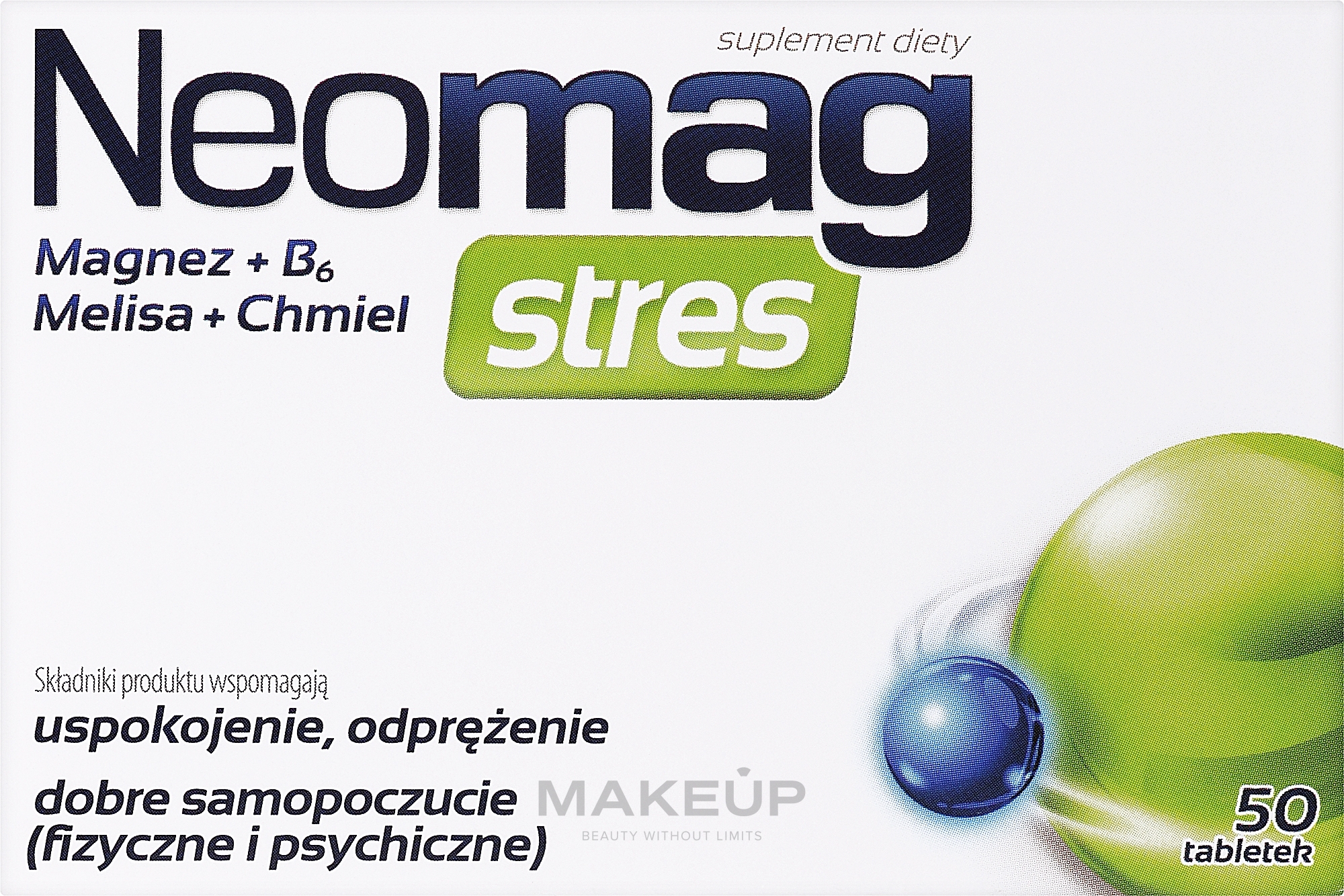 Дієтична добавка у таблетках - Aflofarm NeoMag Stres — фото 50шт
