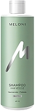 Укрепляющий безсульфатный шампунь против выпадения с ниацинамидом и пребиотиком - Meloni Hair Rescue Shampoo — фото N3