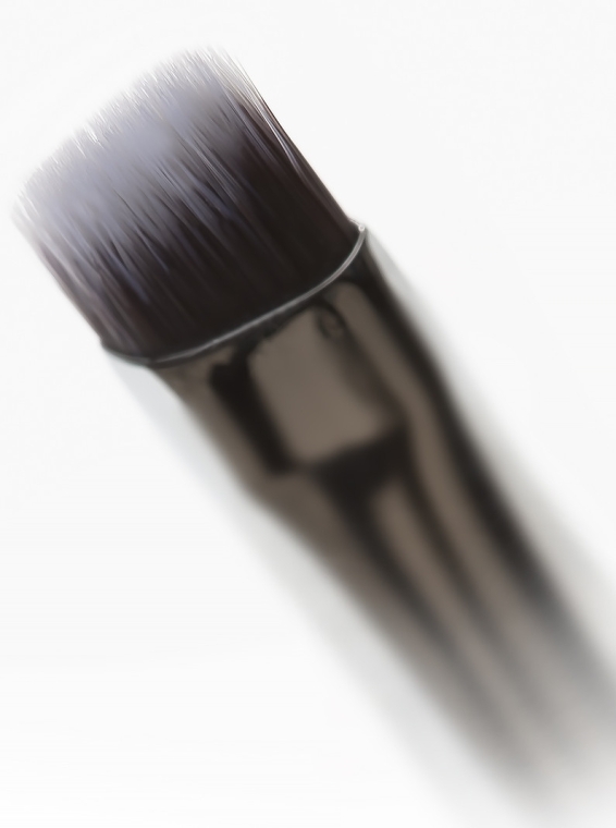 Пензлик для макіяжу, EB-02-OB - Nanshy Angled Detailer Brush Onyx Black — фото N2