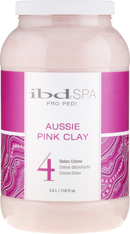 Крем для рук і ніг з рожевою глиною - IBD Aussie Pink Clay Detox Creme — фото N3