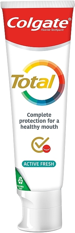 Зубна паста Тотал "Довготривала свіжість" комплексна антибактеріальна - Colgate Total — фото N11