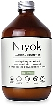 Ополаскиватель для ротовой полости с кокосовым маслом "Перечная мята" - Niyok Natural Cosmetics Mouthwash Peppermint — фото N1