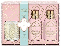 Духи, Парфюмерия, косметика Набор - Baylis & Harding Pink Prosecco & Elderflower (b/wash 100 ml + h/b/lot 100 ml + candle/60g)