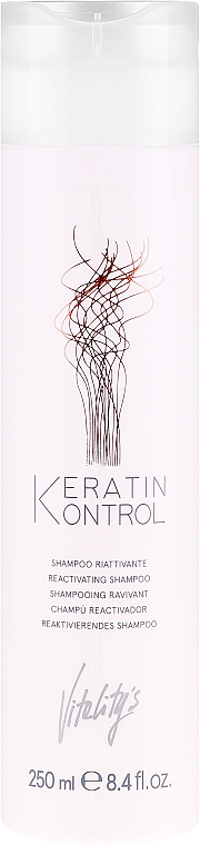 Відновлюючий шампунь для волосся - vitality's Keratin Kontrol Reactivating Shampoo — фото N1