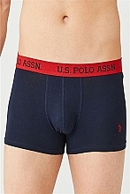 Трусы-шорты для мужчин, 3шт (navy pattern, anthracite, navy) - U.S. Polo Assn — фото N4