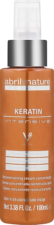 Крем для волос с кератином - Abril et Nature Keratin Intensive Concentrated Nourishing Cream