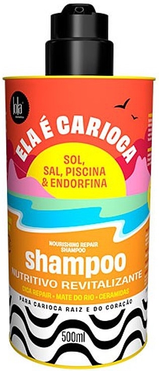 Відновлювальний живильний шампунь для волосся - Lola Cosmetics Ela E Carioca Revitalizing Nourishing Shampoo — фото N1
