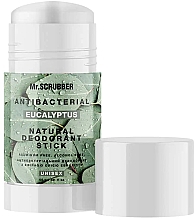 Парфумерія, косметика Антибактеріальний дезодорант з ефірною олією евкаліпта "Antibacterial Eucalyptus" - Mr.Scrubber Natural Deodorant Stick