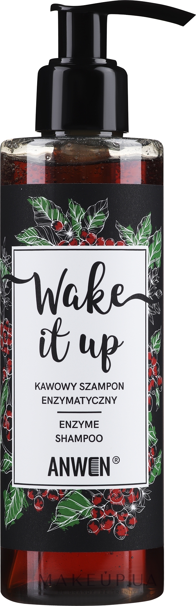 Энзимный шампунь для волос с ароматом кофе - Anwen Wake It Up Shampoo — фото 200ml