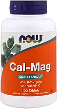 Парфумерія, косметика Кальцій-Магній, 100 таблеток - Now Foods Cal-Mag Stress Formula