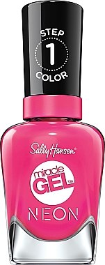 Лак для нігтів - Sally Hansen Miracle Gel Neon Step 1 Nail Polish — фото N1