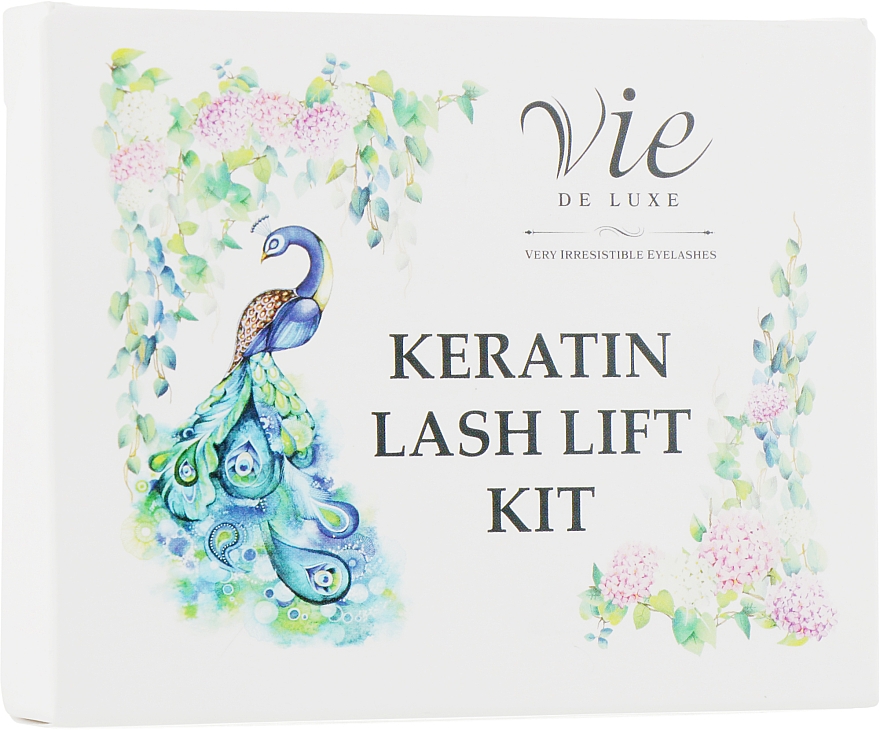 Набор для завивки и кератинового восстановления ресниц - Vie de Luxe Keratin Lash Lift Kit — фото N2