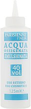 Эмульсионный окислитель 12% - Parisienne Italia Acqua Ossigenata Emulsionata 40 Vol — фото N1