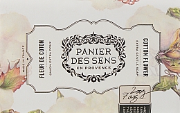 Экстра-нежное мыло масло ши "Цветок Хлопка" - Panier Des Sens Natural Soap Cotton Flower  — фото N2
